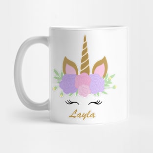 Unicorn Layla - Purple & Pink Mug